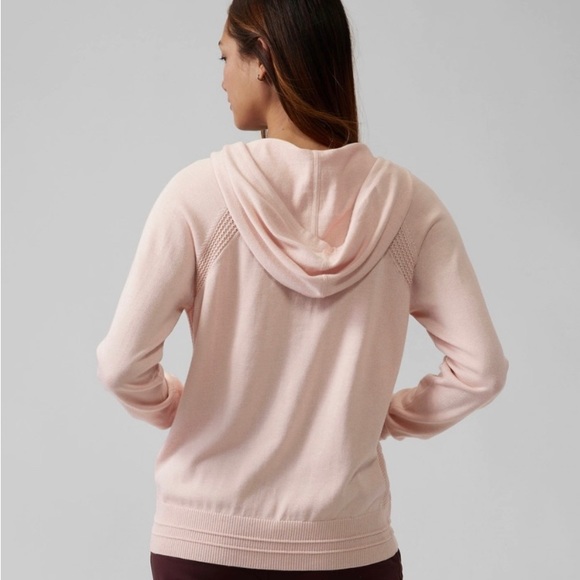 Athleta evergreen sweater in dusty rose - Picture 2 of 4